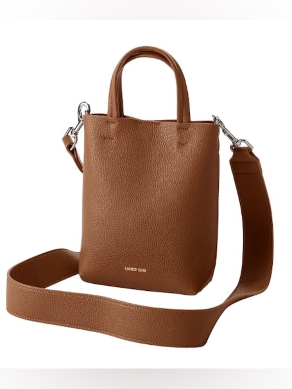 Lands’ End Faux Leather Crossbody Bag